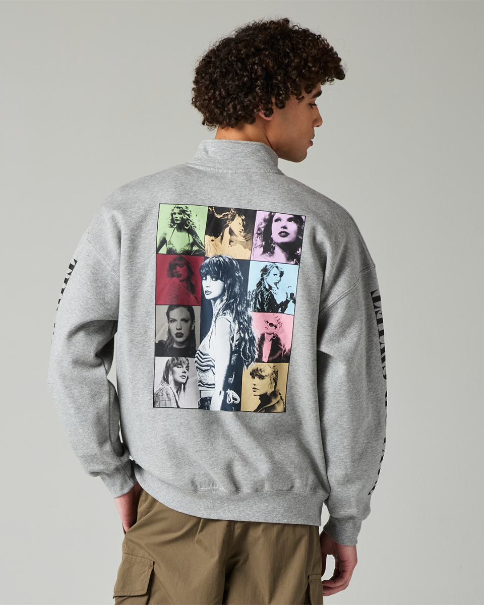 Taylor Swift | The Eras Tour I Gray Quarter Zip Sweatshirt