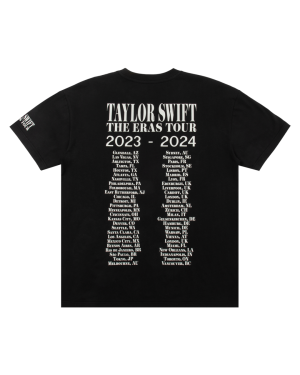 Taylor Swift | The Eras Tour Through Vancouver II Black T-Shirt