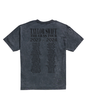 Taylor Swift | The Eras International Tour Mineral Wash Gray T-Shirt