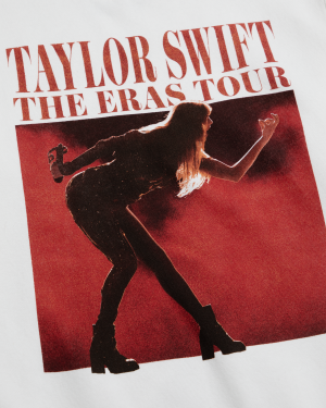 Taylor Swift | The Eras Tour Photo White Crewneck
