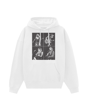 Taylor Swift | The Eras Tour Collage White Hoodie