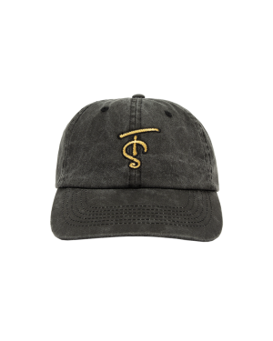 TS Washed Black Dad Hat