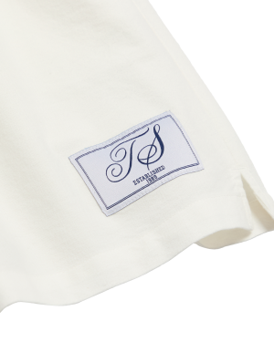 TS Crest White Oxford Shorts